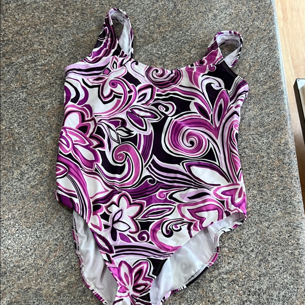 Catalina Swirl Patterned Swimsuit size Large (12/14)